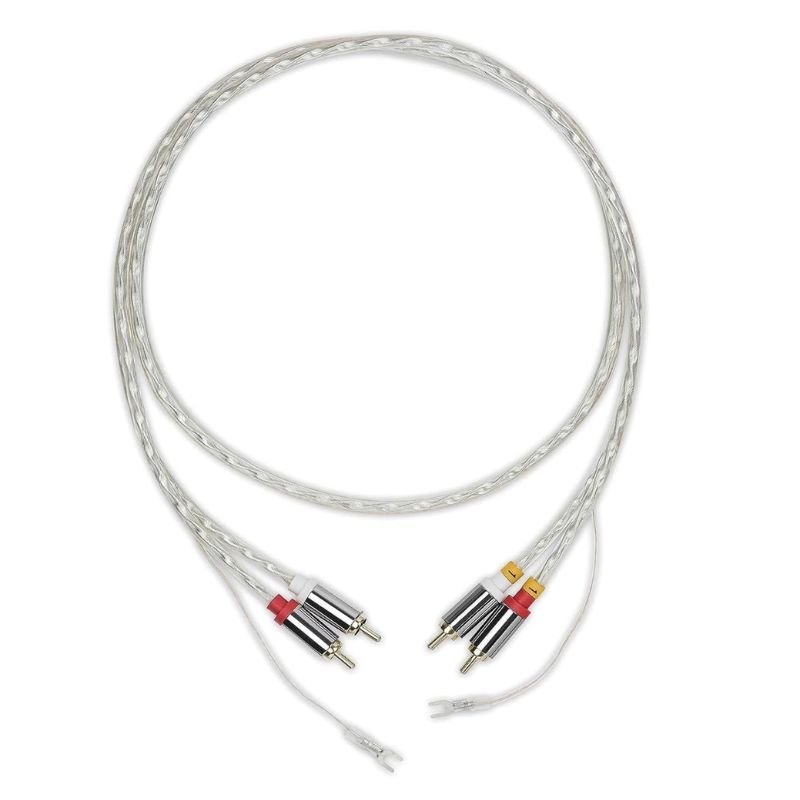 Câble RCA Pro-Ject Connect IT E pour platine vinyle, double twisted pair avec fil de masse intégré
