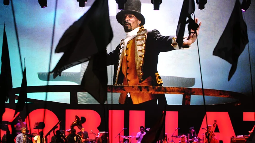 Snoop Dogg invité de Gorillaz à Glastonbury 2010 sur la Pyramid Stage