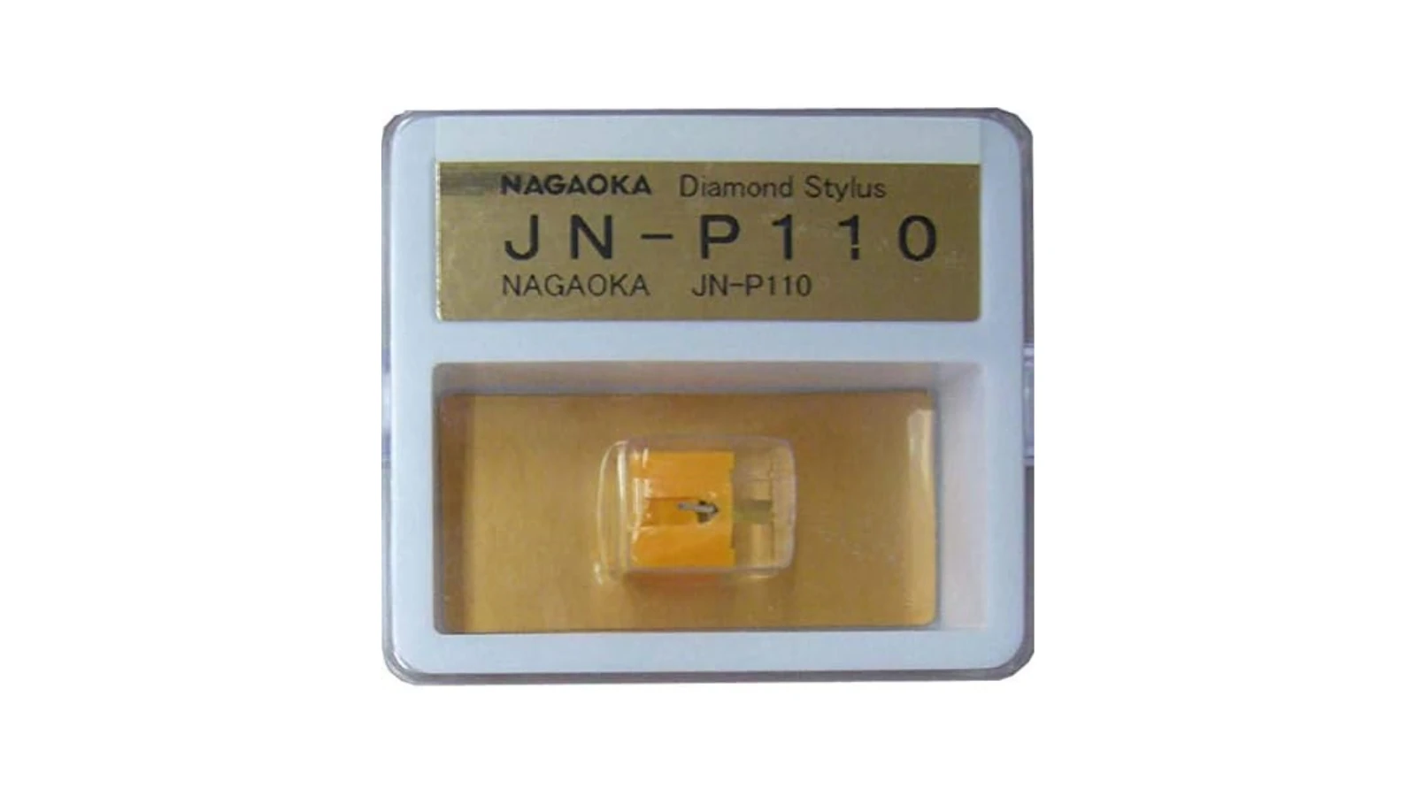 Stylet de remplacement Nagaoka JN-P110 dans son emballage d'origine doré