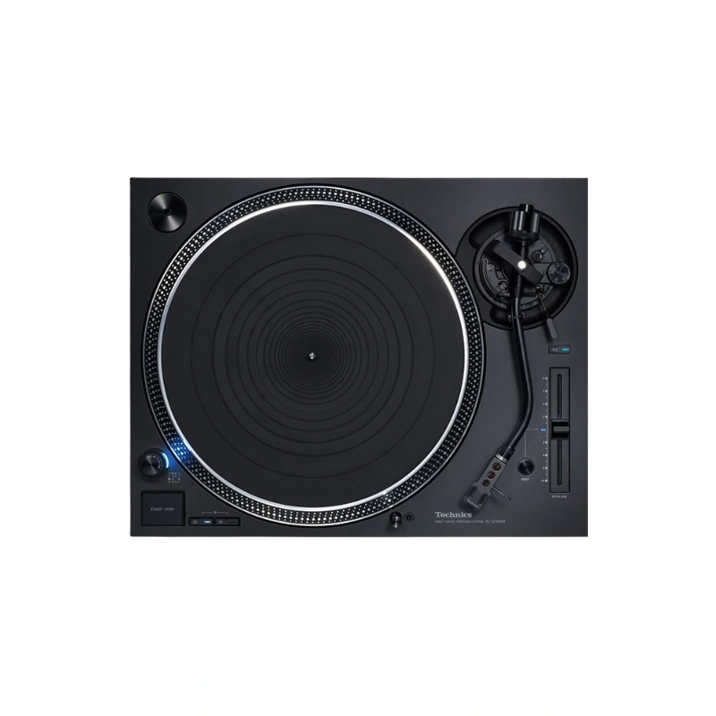 Technics SL-1210GR2 vue de dessus, plateau et moteur ΔΣ-Drive
