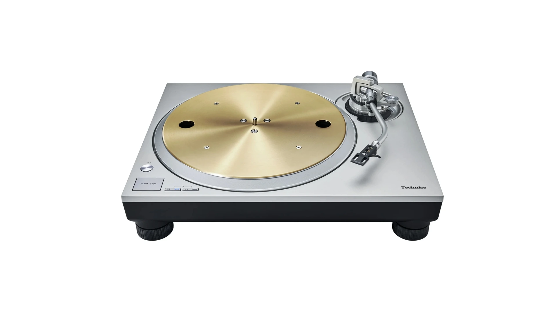 Platine vinyle audiophile Technics SL-1300G, vue trois-quarts