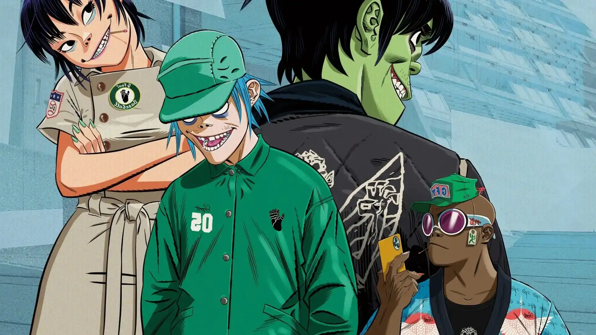 Gorillaz - le groupe virtuel de Damon Albarn et Jamie Hewlett